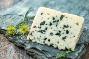 Roquefort cheese made from Lacaune sheep