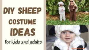 DIY sheep costume ideas 1